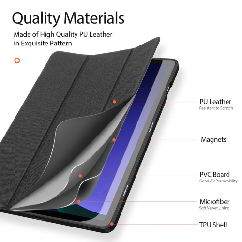 Etui Dux Ducis Domo Samsung Galaxy Tab S9 czarne