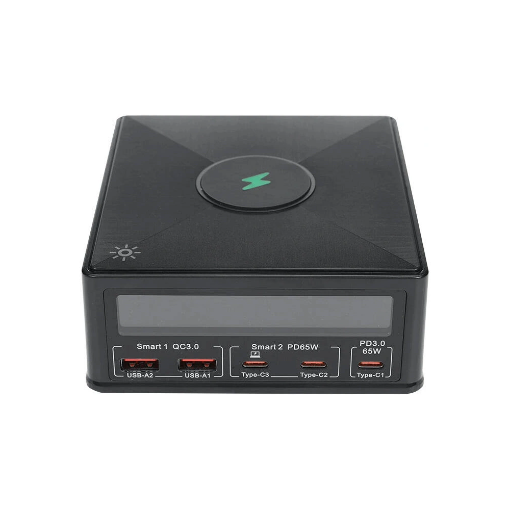 Hurtownia GSM - Încărcător de rețea Blitzwolf 868H 2xUSB-A, 3xUSB-C, PD, QC 160W negru - BLZ594 - {ean13} - Hurt