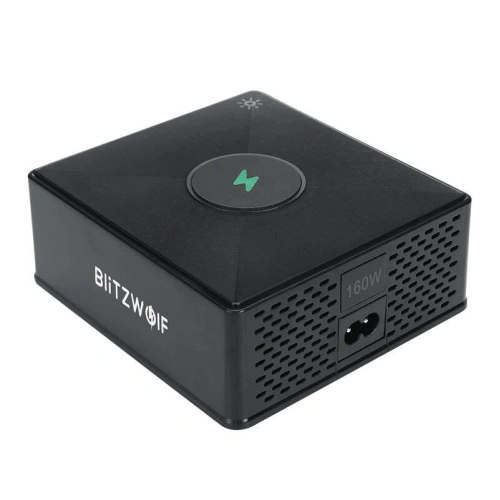 Ładowarka sieciowa Blitzwolf 868H 2xUSB-A, 3xUSB-C, PD, QC 160W czarny