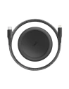 Hurtownia GSM - UNIQ kabel MFI Halo USB-C-Lightning 18W nylonowy zwijany 1,2m czarny/midnight black - UNIQ129BLK - {ean13} - Hurt
