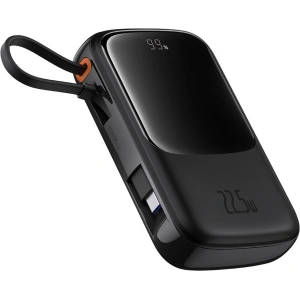 Hurtownia GSM - Powerbank Baseus QPow Pro+ 10000mAh 22.5W + cablu USB-C încorporat negru - BSU4873 - {ean13} - Hurt