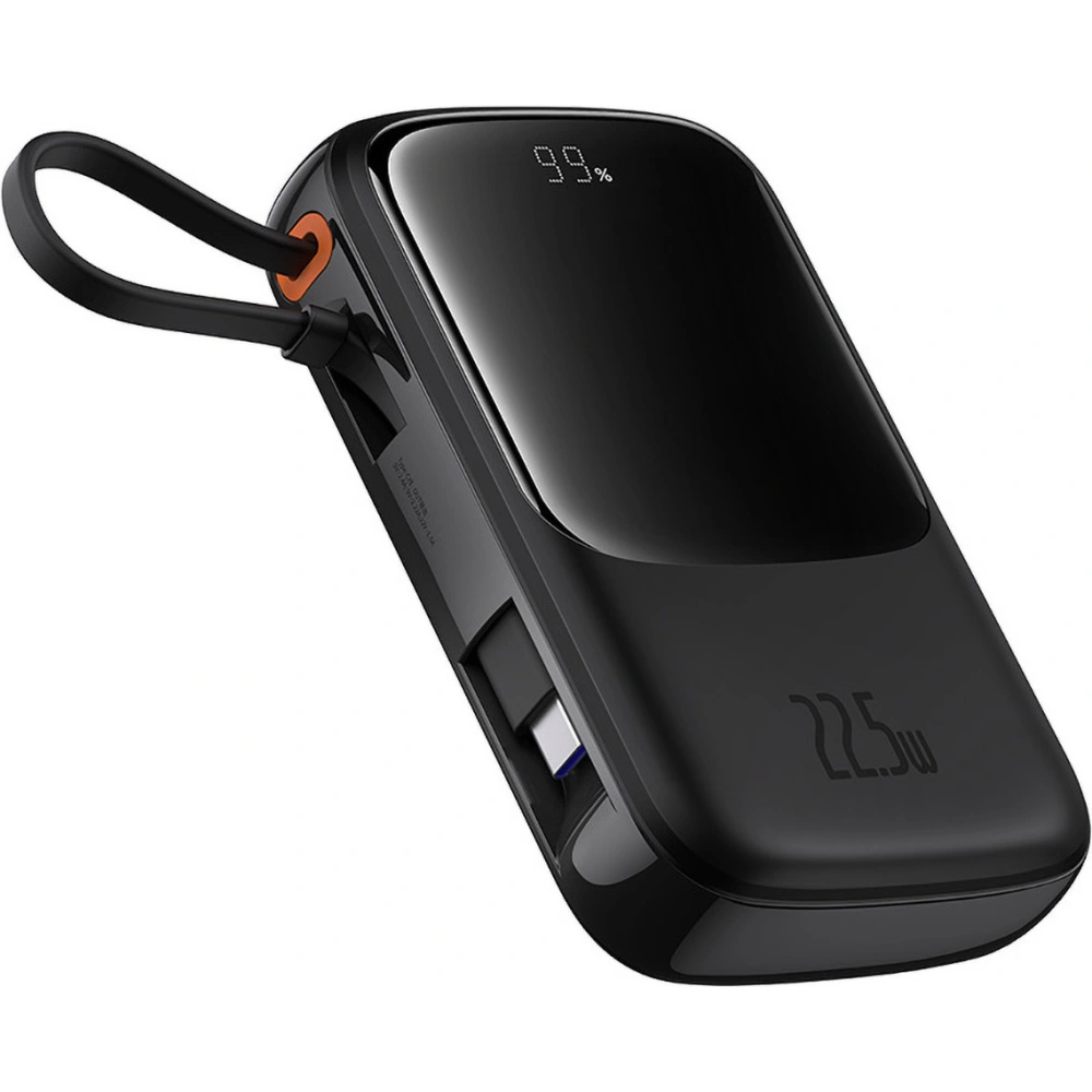 Hurtownia GSM - Powerbank Baseus QPow Pro+ 10000mAh 22.5W + integriertes USB-C-Kabel schwarz - BSU4873 - {ean13} - Hurt