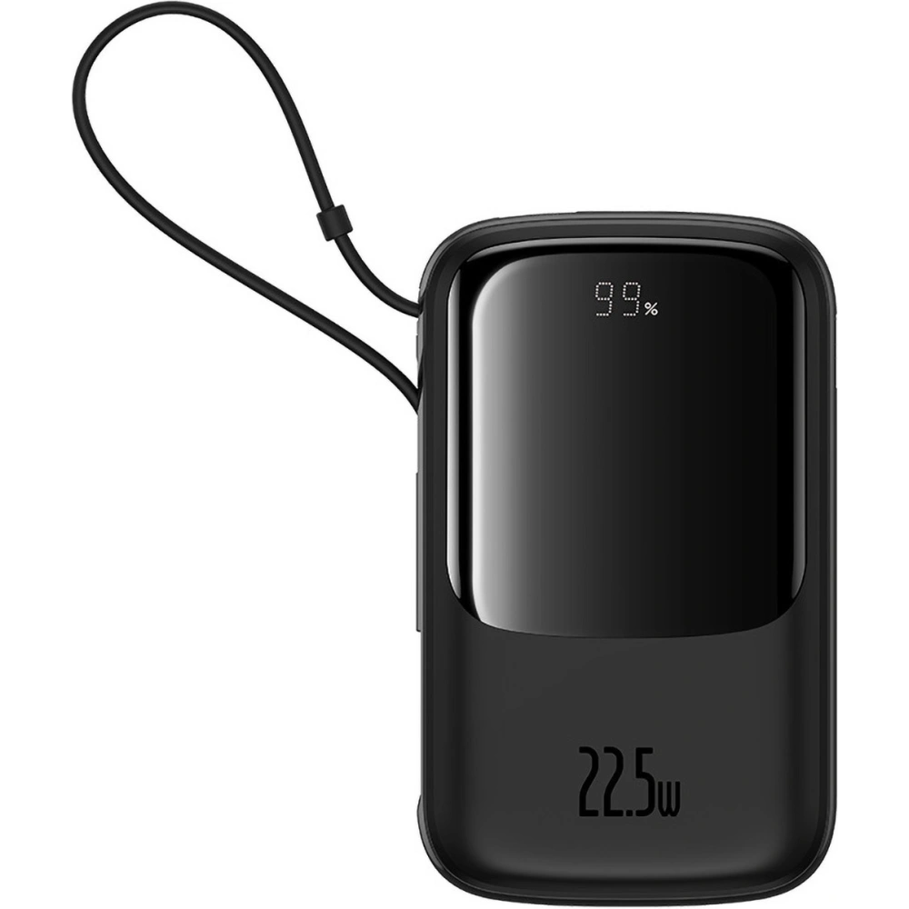 Hurtownia GSM - Powerbank Baseus QPow Pro+ 10000mAh 22.5W + integriertes USB-C-Kabel schwarz - BSU4873 - {ean13} - Hurt
