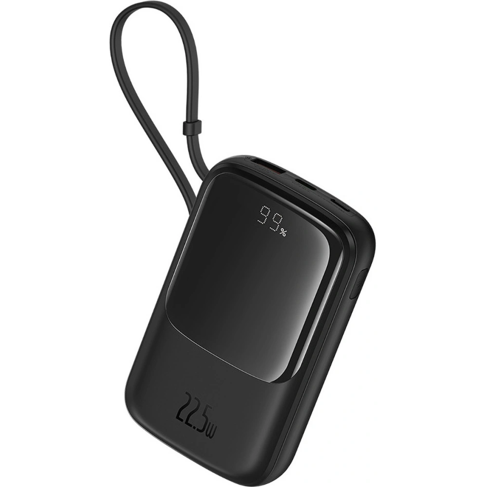 Hurtownia GSM - Powerbank Baseus QPow Pro+ 10000mAh 22.5W + integriertes USB-C-Kabel schwarz - BSU4873 - {ean13} - Hurt