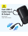 Hurtownia GSM - Powerbank Baseus QPow Pro+ 10000mAh 22.5W + integriertes USB-C-Kabel schwarz - BSU4873 - {ean13} - Hurt