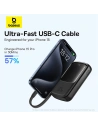 Hurtownia GSM - Powerbank Baseus QPow Pro+ 10000mAh 22.5W + vestavěný kabel USB-C černý - BSU4873 - {ean13} - Hurt