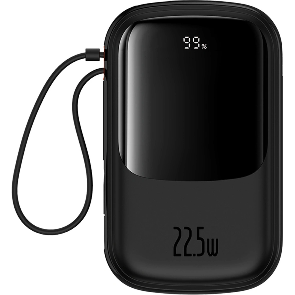 Hurtownia GSM - Powerbank Baseus QPow Pro+ 20000mAh 22.5W + beépített USB-C kábel fekete - BSU4874 - {ean13} - Hurt