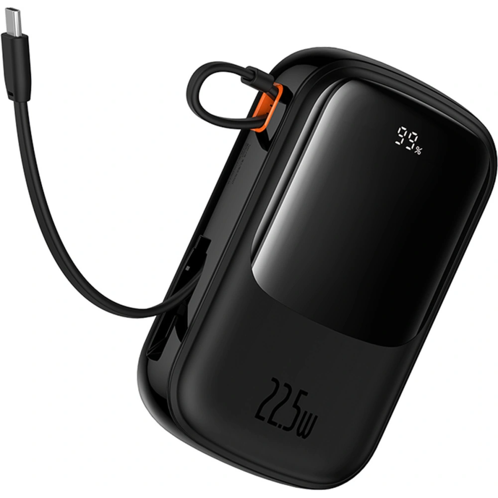 Hurtownia GSM - Powerbank Baseus QPow Pro+ 20000mAh 22.5W + beépített USB-C kábel fekete - BSU4874 - {ean13} - Hurt