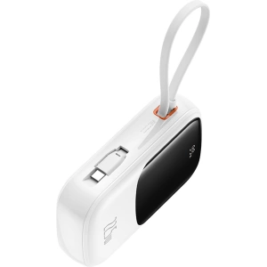 Hurtownia GSM - Powerbank Baseus QPow Pro+ 20000mAh 22.5W + integriertes USB-C-Kabel weiß - BSU4875 - {ean13} - Hurt