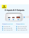 Hurtownia GSM - Powerbank Baseus QPow Pro+ 20000mAh 22.5W + integriertes USB-C-Kabel weiß - BSU4875 - {ean13} - Hurt