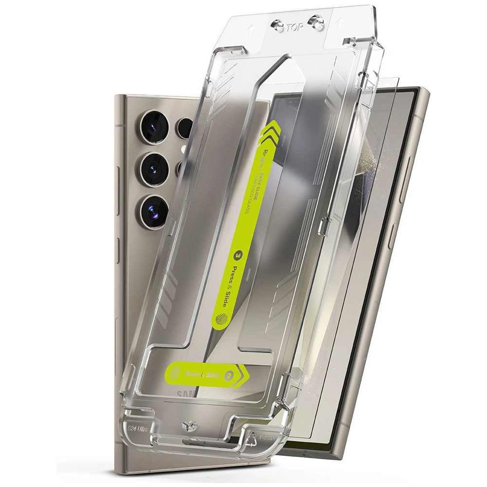 Wholesale Ringke Easy Slide Samsung Galaxy S24 Ultra Clear [2 PACK] - RGK1965 - {ean13} - Hurt