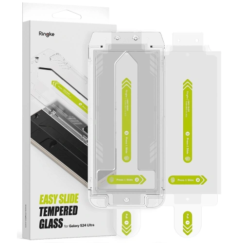 Szkło hartowane Ringke Easy Slide Samsung Galaxy S24 Ultra Clear [2 PACK]