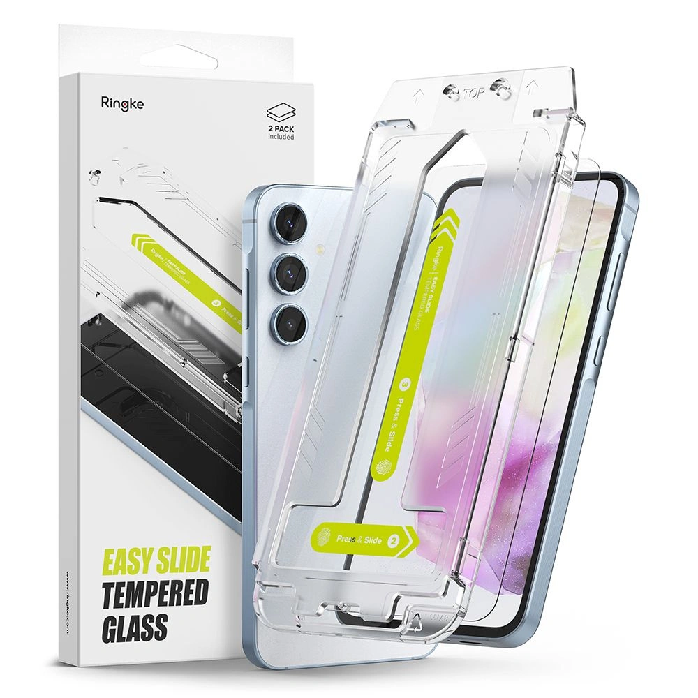 Hurtownia GSM - Sticlă temperată Ringke Easy Slide Samsung Galaxy A35 5G Clear [2 PACK] - RGK1967 - {ean13} - Hurt