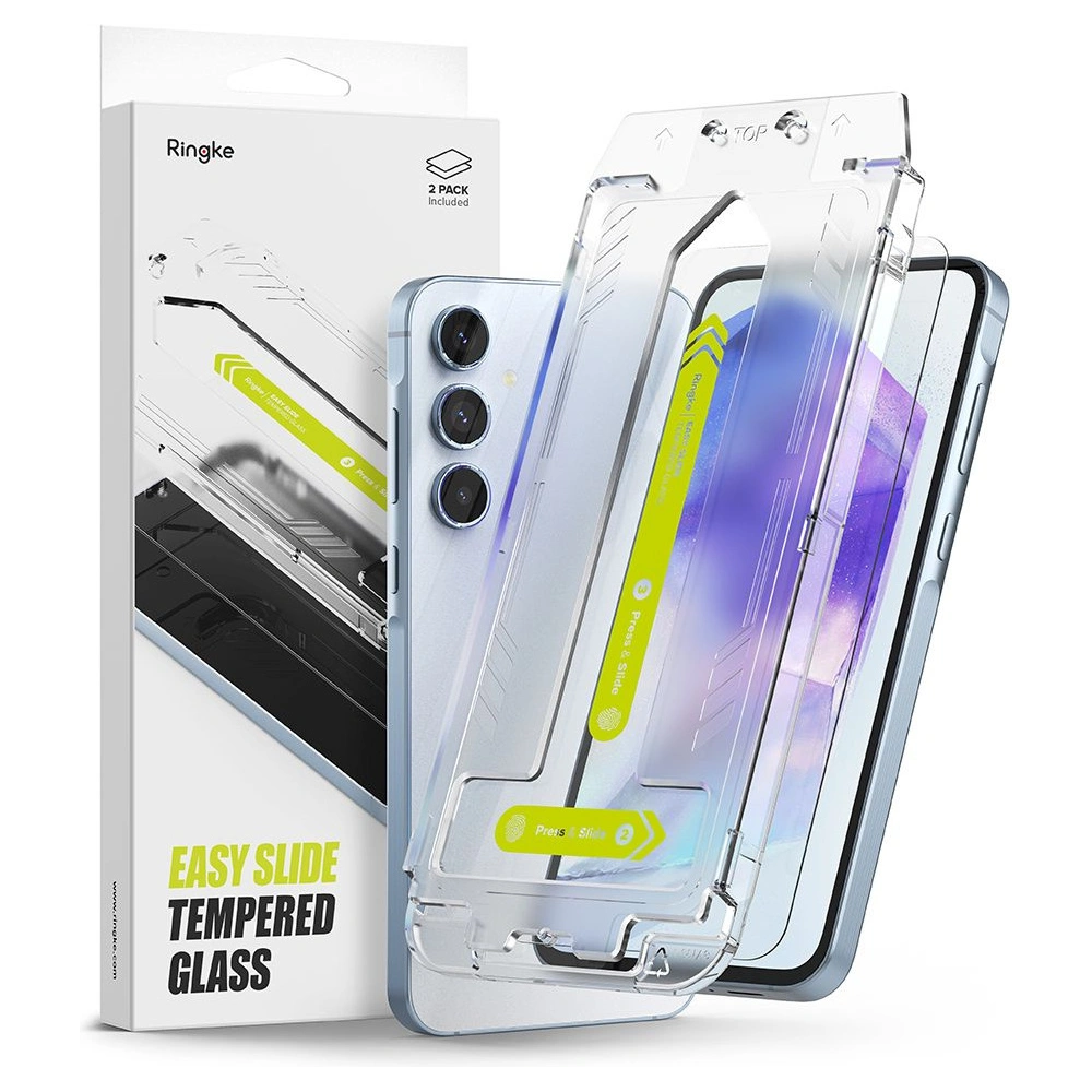 Hurtownia GSM - Tvrzené sklo Ringke Easy Slide Samsung Galaxy A55 5G Clear [2 PACK] - RGK1968 - {ean13} - Hurt