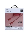 Hurtownia GSM - UNIQ kabel MFI Halo USB-C-Lightning 18W nylonowy zwijany 1,2m czerwony/carmine red - UNIQ130RED - {ean13} - Hurt