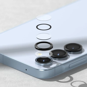 Fedelet Ringke Kamera Keret Védő Samsung Galaxy A35 / A55 5G Fekete