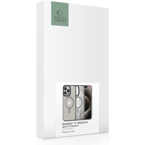 Etui Tech-Protect MagMat 2 MagSafe Apple iPhone 15 Pro Matt Titán