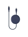 Hurtownia GSM - UNIQ kabel MFI Halo USB-C-Lightning 18W nylonowy zwijany 1.2m niebieski/marine blue - UNIQ131BLUE - {ean13} - Hurt