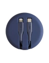 Hurtownia GSM - UNIQ kabel MFI Halo USB-C-Lightning 18W nylonowy zwijany 1.2m niebieski/marine blue - UNIQ131BLUE - {ean13} - Hurt
