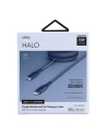 Hurtownia GSM - UNIQ kabel MFI Halo USB-C-Lightning 18W nylonowy zwijany 1.2m niebieski/marine blue - UNIQ131BLUE - {ean13} - Hurt