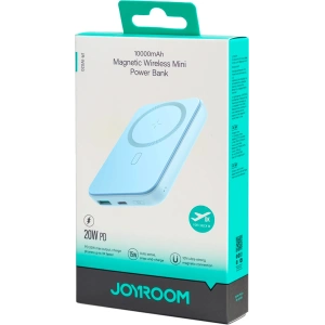Hurtownia GSM - Powerbank Joyroom JR-W020 MagSafe 10000mAh 20W + kabel USB-A / USB-C 25cm jasnoniebieski - JYR1001 - {ean13} - Hurt