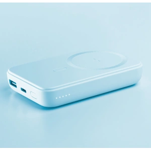 Hurtownia GSM - Powerbank Joyroom JR-W020 MagSafe 10000mAh 20W + kabel USB-A / USB-C 25cm jasnoniebieski - JYR1001 - {ean13} - Hurt