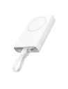 Joyroom JR-PBM01 powerbank MagSafe 10000mAh 20W with stand + Lightning / USB-C cable white
