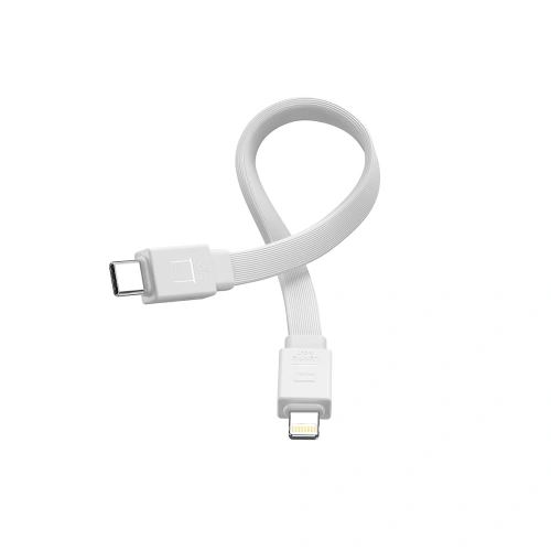 Powerbank Joyroom JR-PBM01 MagSafe 10000mAh 20W z podstawką + kabel Lightning / USB-C biały