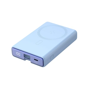 Hurtownia GSM - Powerbank Joyroom JR-PBM01 MagSafe 10000mAh 20W cu suport + cablu Lightning / USB-C albastru - JYR1004 - {ean13} - Hurt