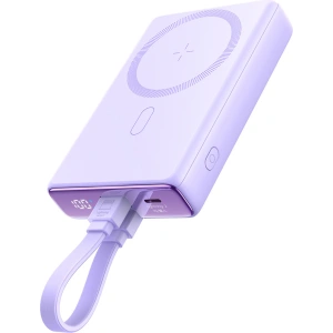 Hurtownia GSM - Powerbank Joyroom JR-PBM01 MagSafe 10000mAh 20W cu suport + cablu Lightning / USB-C violet - JYR1005 - {ean13} - Hurt