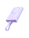 Joyroom JR-PBM01 powerbank MagSafe 10000mAh 20W with stand + Lightning / USB-C cable purple