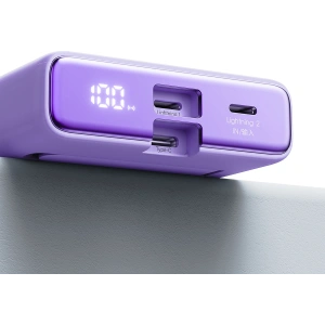 Hurtownia GSM - Powerbank Joyroom JR-PBM01 MagSafe 10000mAh 20W z podstawką + kabel Lightning / USB-C fioletowy - JYR1005 - {ean13} - Hurt