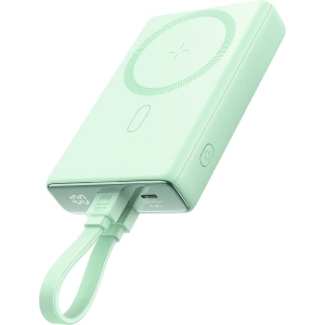 Hurtownia GSM - Powerbank Joyroom JR-PBM01 MagSafe 10000mAh 20W cu suport + cablu Lightning / USB-C verde - JYR1006 - {ean13} - Hurt