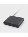 UNIQ Ład. siec. HUB Surge 90W czarny /charcoal black 2xUSB Quick Charge 3.0 + 2xUSB-C PD 3.0 (LITHOS Collective)