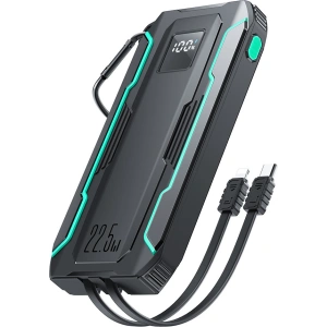 Hurtownia GSM - Powerbank Joyroom JR-L017 10000mAh 22.5W cu cabluri integrate USB-C, Lightning negru - JYR1007 - {ean13} - Hurt