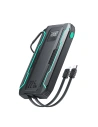 Wholesale Joyroom JR-L017 powerbank 10000mAh 22.5W with built-in USB-C, Lightning cables black - JYR1007 - {ean13} - Hurt
