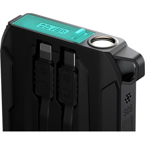 Hurtownia GSM - Powerbank Joyroom JR-L017 10000mAh 22.5W mit integrierten USB-C- und Lightning-Kabeln schwarz - JYR1007 - {ean13} - Hurt