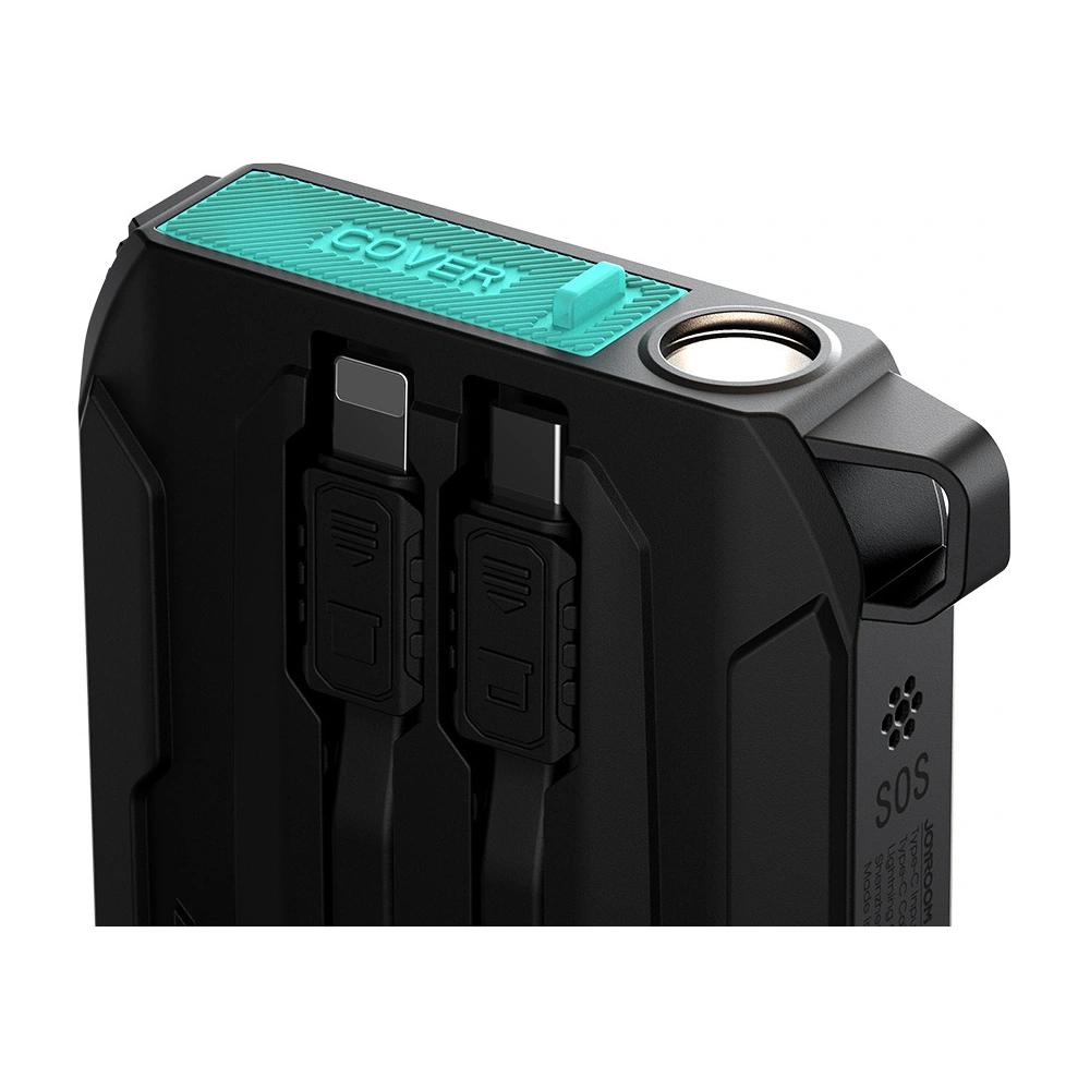 Hurtownia GSM - Powerbank Joyroom JR-L017 10000mAh 22.5W beépített USB-C és Lightning kábelekkel fekete - JYR1007 - {ean13} - Hurt