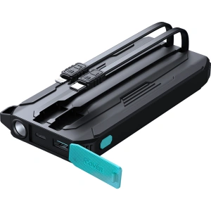 Hurtownia GSM - Powerbank Joyroom JR-L017 10000mAh 22.5W mit integrierten USB-C- und Lightning-Kabeln schwarz - JYR1007 - {ean13} - Hurt