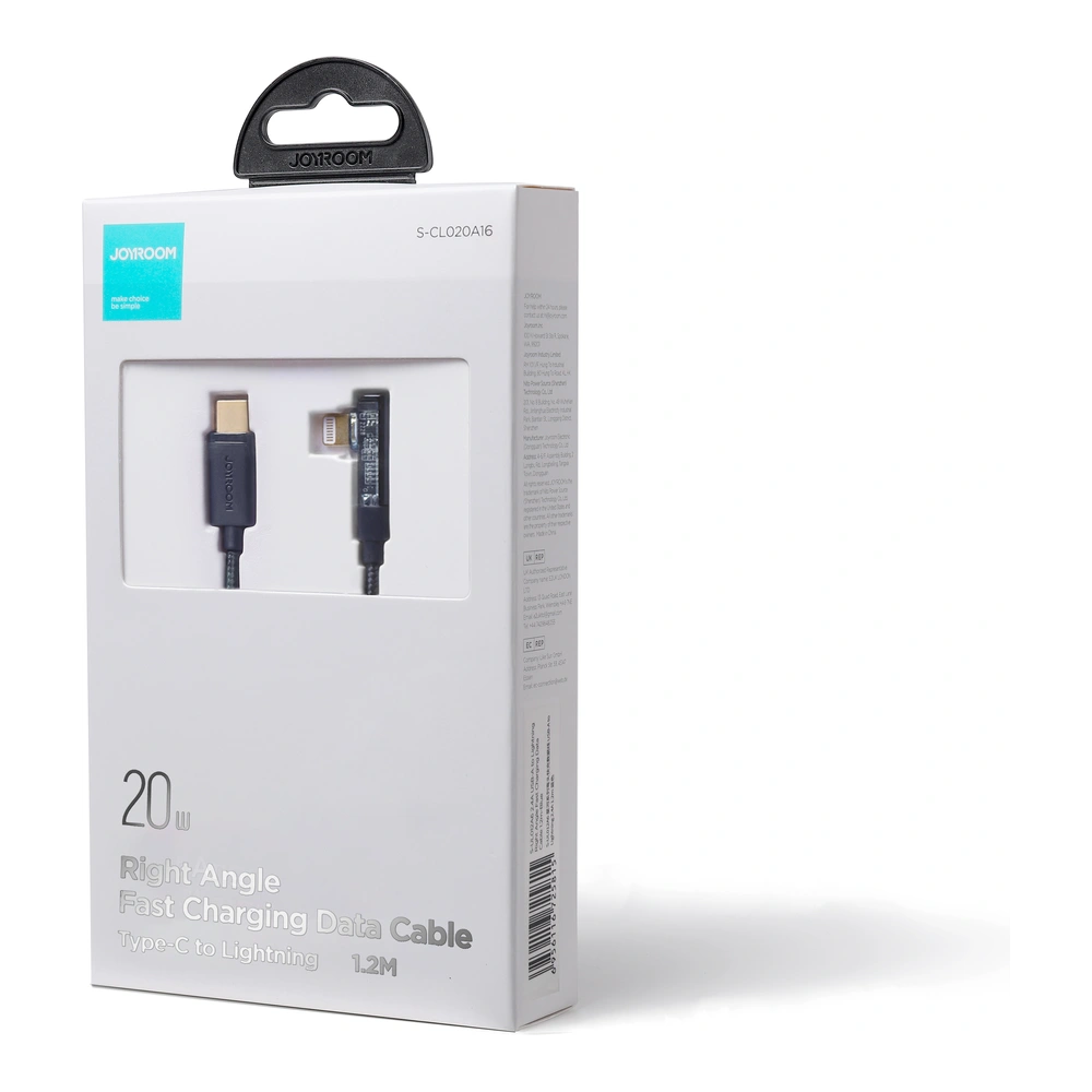 Hurtownia GSM - Sarokkábel Joyroom S-CL020A6 Lightning / USB-C 20W 1.2m kék - JYR1008 - {ean13} - Hurt