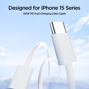 Hurtownia GSM - Kábel Joyroom S-A45 Ben Series USB-C / USB-C 60W 1m fehér - JYR1009 - {ean13} - Hurt