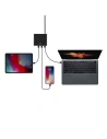 Hurtownia GSM - UNIQ Ład. siec. HUB Surge 90W czarny /charcoal black 2xUSB Quick Charge 3.0 + 2xUSB-C PD 3.0 (LITHOS Collective) - UNIQ135BLK - {ean13} - Hurt