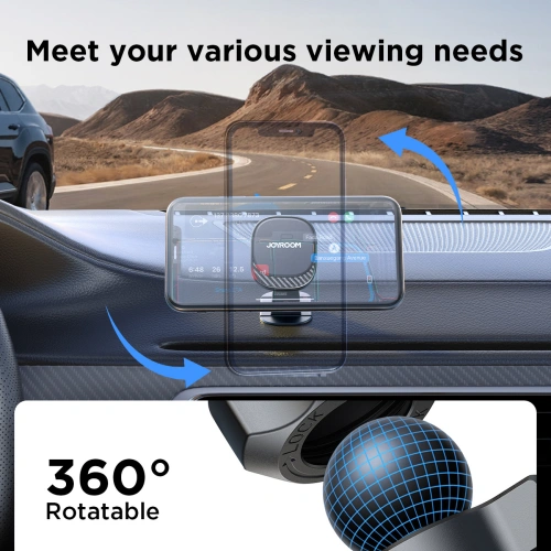 Uchwyt samochodowy magnetyczny na kokpit Joyroom JR-ZS400 czarny