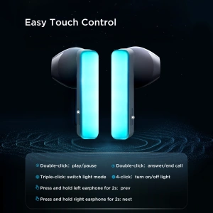 Hurtownia GSM - Drahtlose In-Ear TWS Joyroom JR-TC1 IceLens Serie LED schwarz - JYR1012 - {ean13} - Hurt