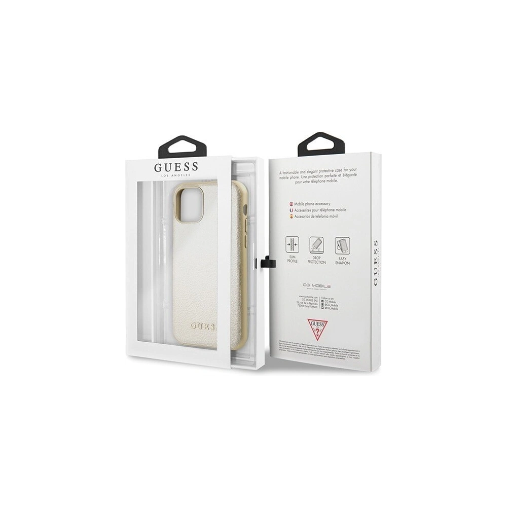 Hurtownia GSM - Etui Guess GUHCN61IGLGO Apple iPhone 11 złoty/gold hard case Iridescent - GUE211GLD - {ean13} - Hurt