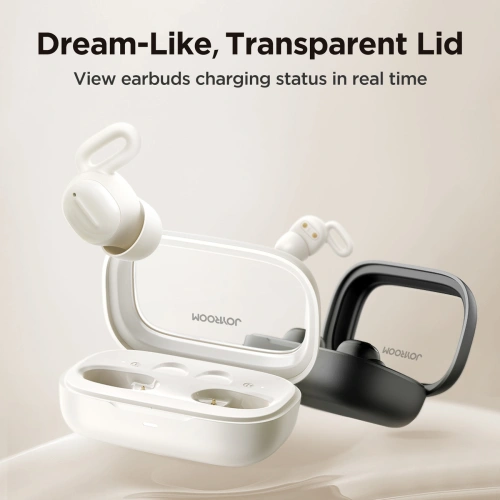 Słuchawki bezprzewodowe dokanałowe TWS Joyroom JR-TS1 Cozydots Series Bluetooth 5.3 ENC białe