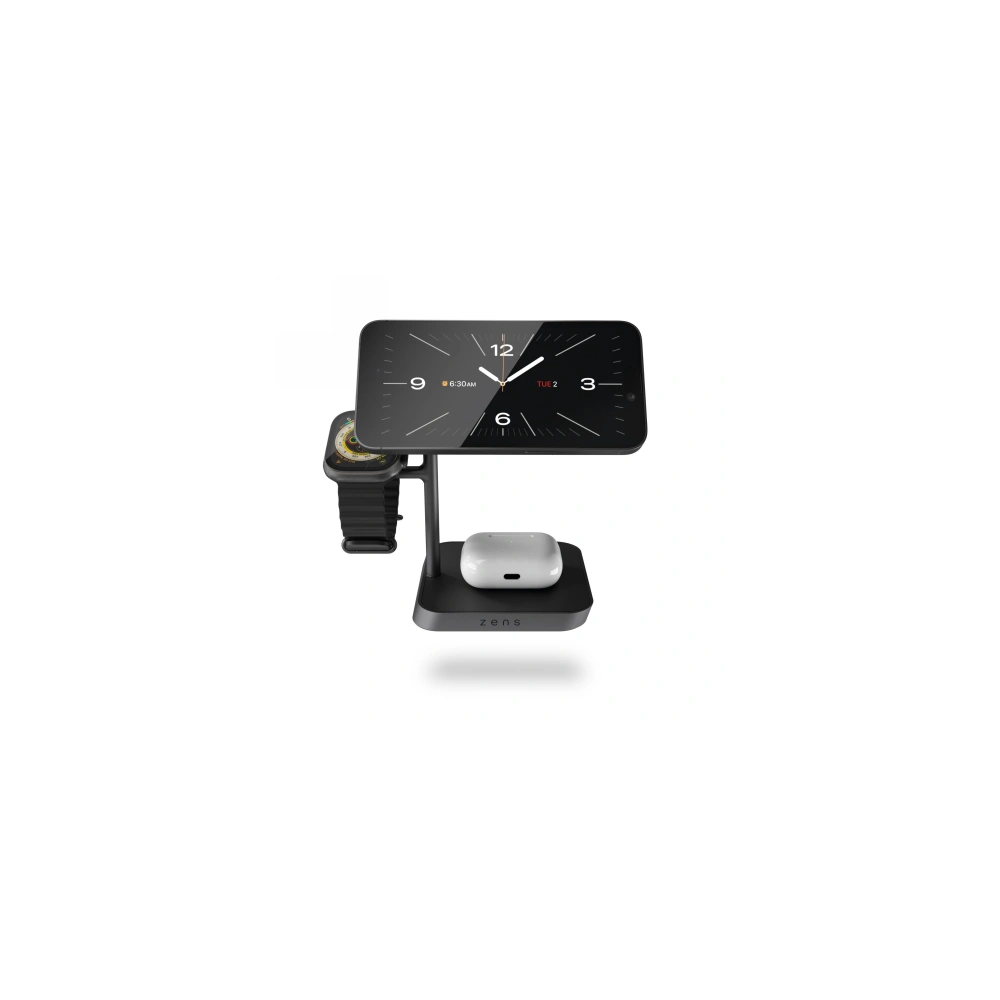 Hurtownia GSM - Vezeték nélküli töltő 3w1 ZENS Office Charger Pro 3 Qi2 25W MagSafe - ZENS16 - {ean13} - Hurt