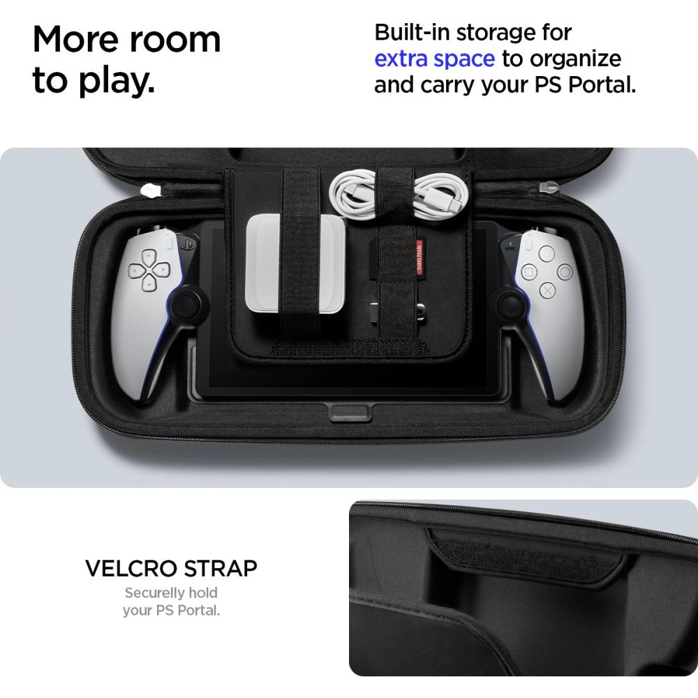 Hurtownia GSM - Etui Spigen Rugged Armor Pro Sony Playstation Portal Černé - SPN3386 - {ean13} - Hurt