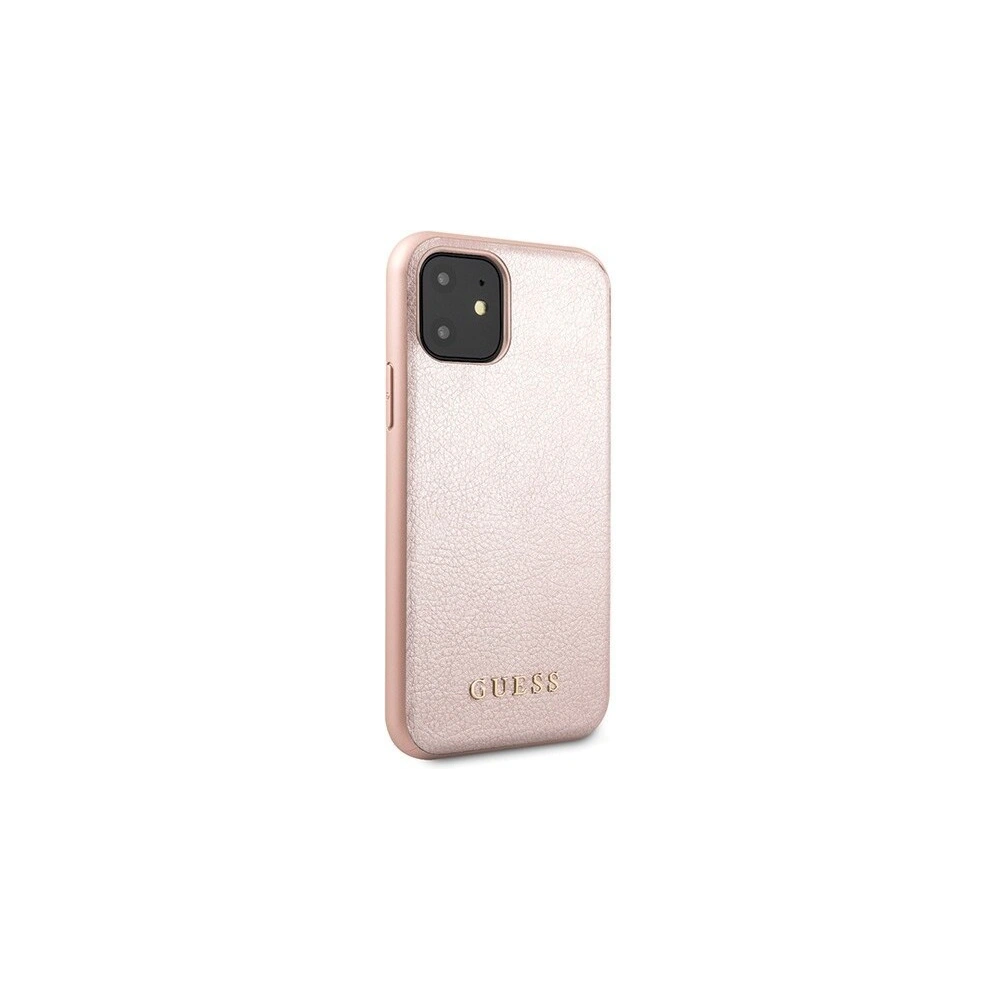 Wholesale Guess GUHCN61IGLRG iPhone 11 rose gold hard case Iridescent - GUE212RS - {ean13} - Hurt