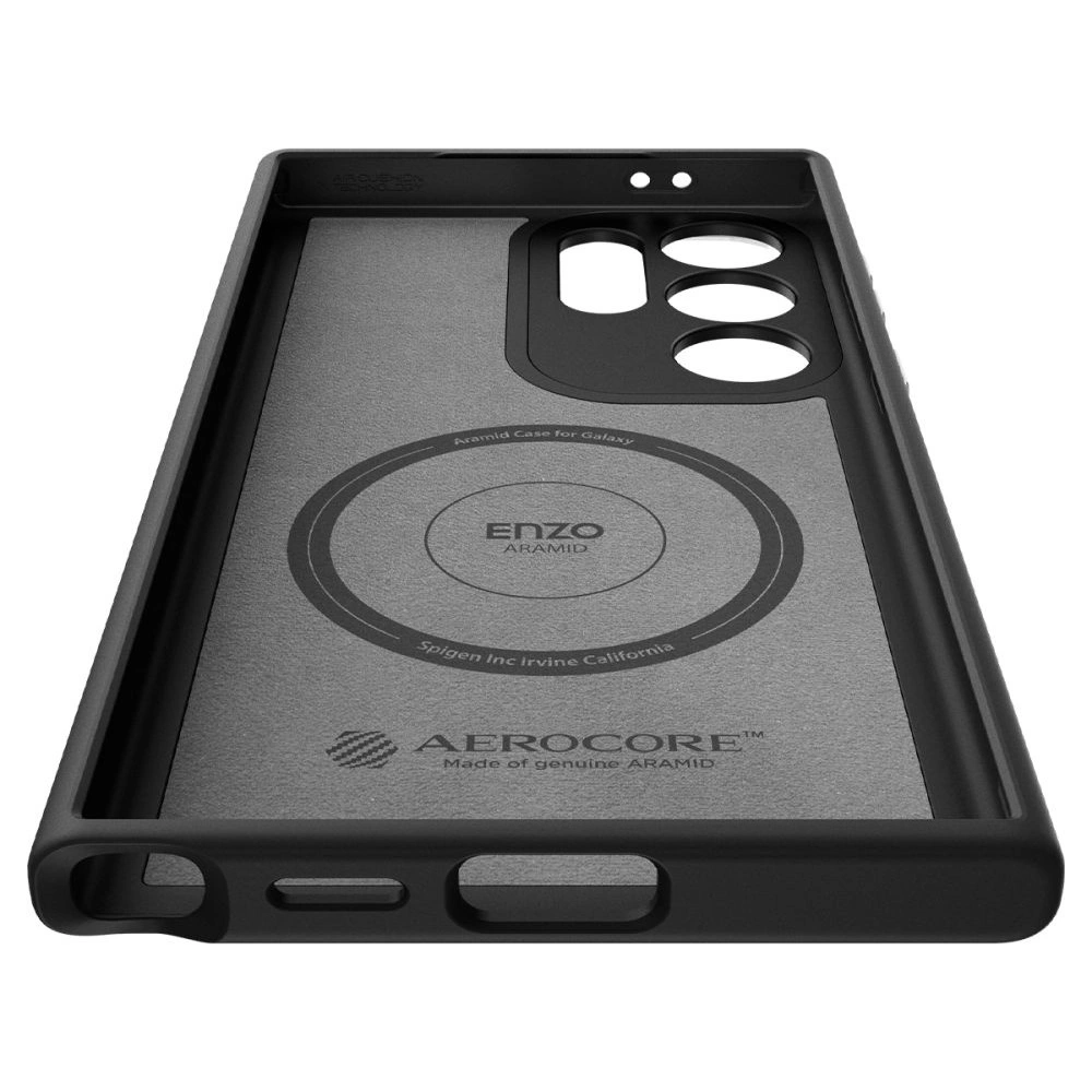Hurtownia GSM - Case Spigen Enzo Aramid Samsung Galaxy S24 Ultra Matt Schwarz - SPN3388 - {ean13} - Hurt